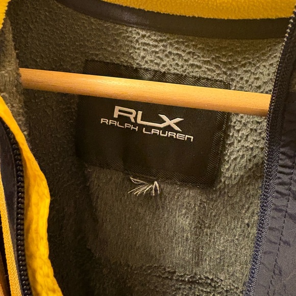 RLX Ralph Lauren Navy and Gray Quarter Zip Fleece M - Picture 7 of 8